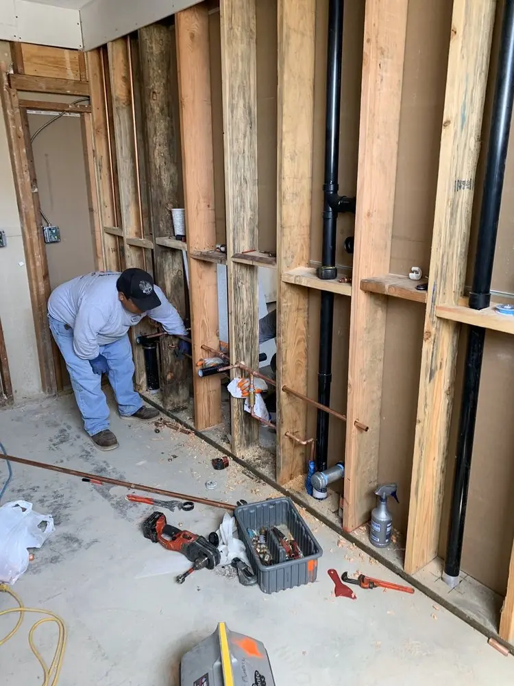 Commercial rough-in plumbing for Water Heater Replacement in Willoughby